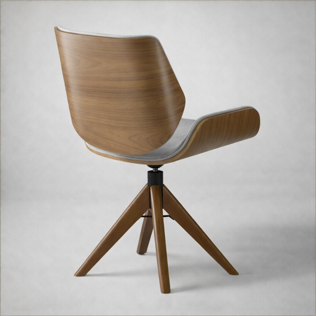 Conjunto Com 2 Poltronas Giratória Heloisa