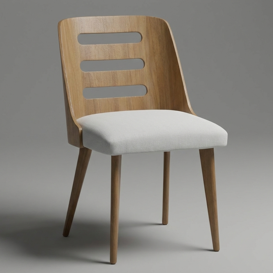 Conjunto Com 2 Cadeiras De Jantar Anita