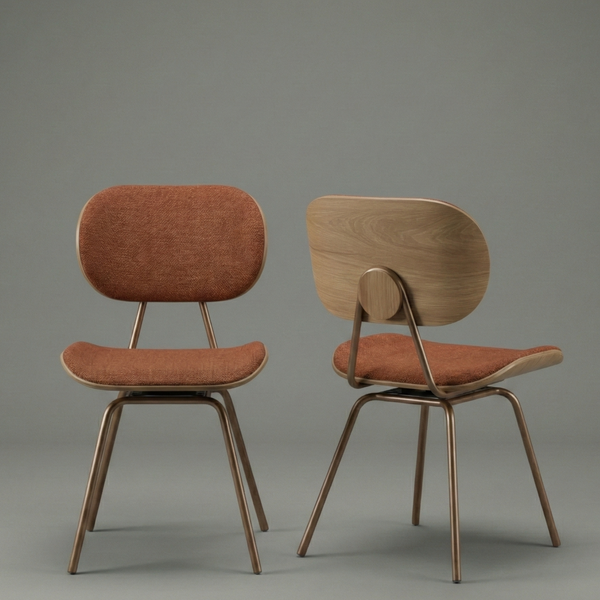 Conjunto Com 2 Cadeiras De Jantar Jociene