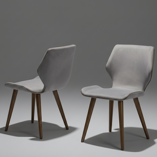 Conjunto Com 2 Cadeiras De Jantar Raquel