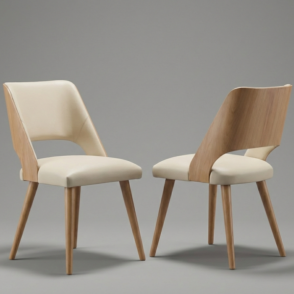 Conjunto com 2 Cadeiras De Jantar Eunice