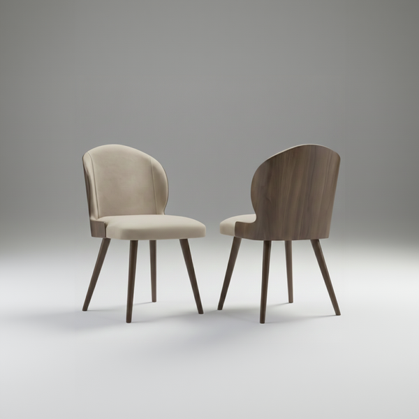 Conjunto Com 2 Cadeiras De Jantar Lívia