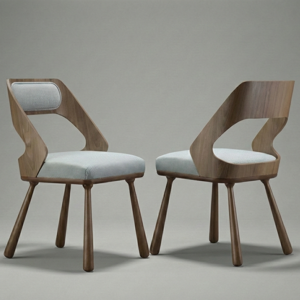 Conjunto com 2 Cadeiras De Jantar Eliana