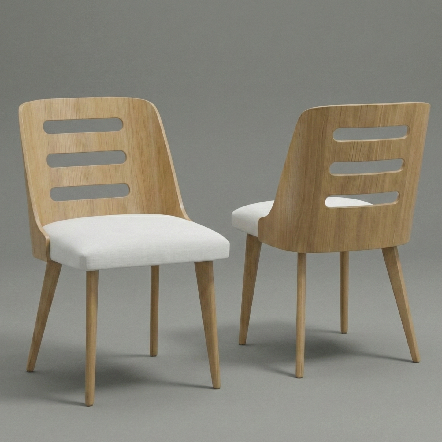 Conjunto Com 2 Cadeiras De Jantar Anita