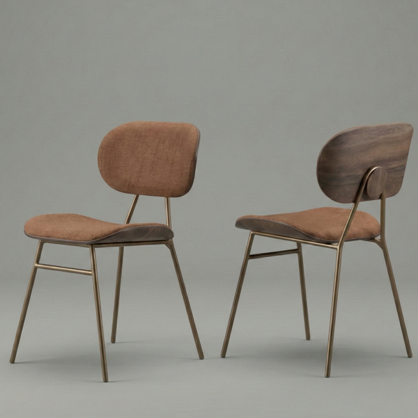 Conjunto Com 2 Cadeiras De Jantar Analú