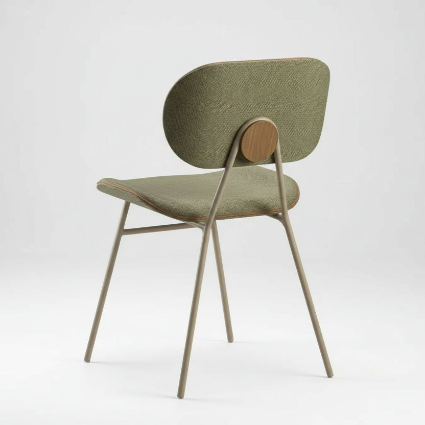 Conjunto com 2 Cadeiras De Jantar Tuane