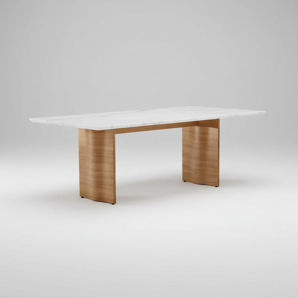 Mesa De Jantar Ágata Tampo Retangula